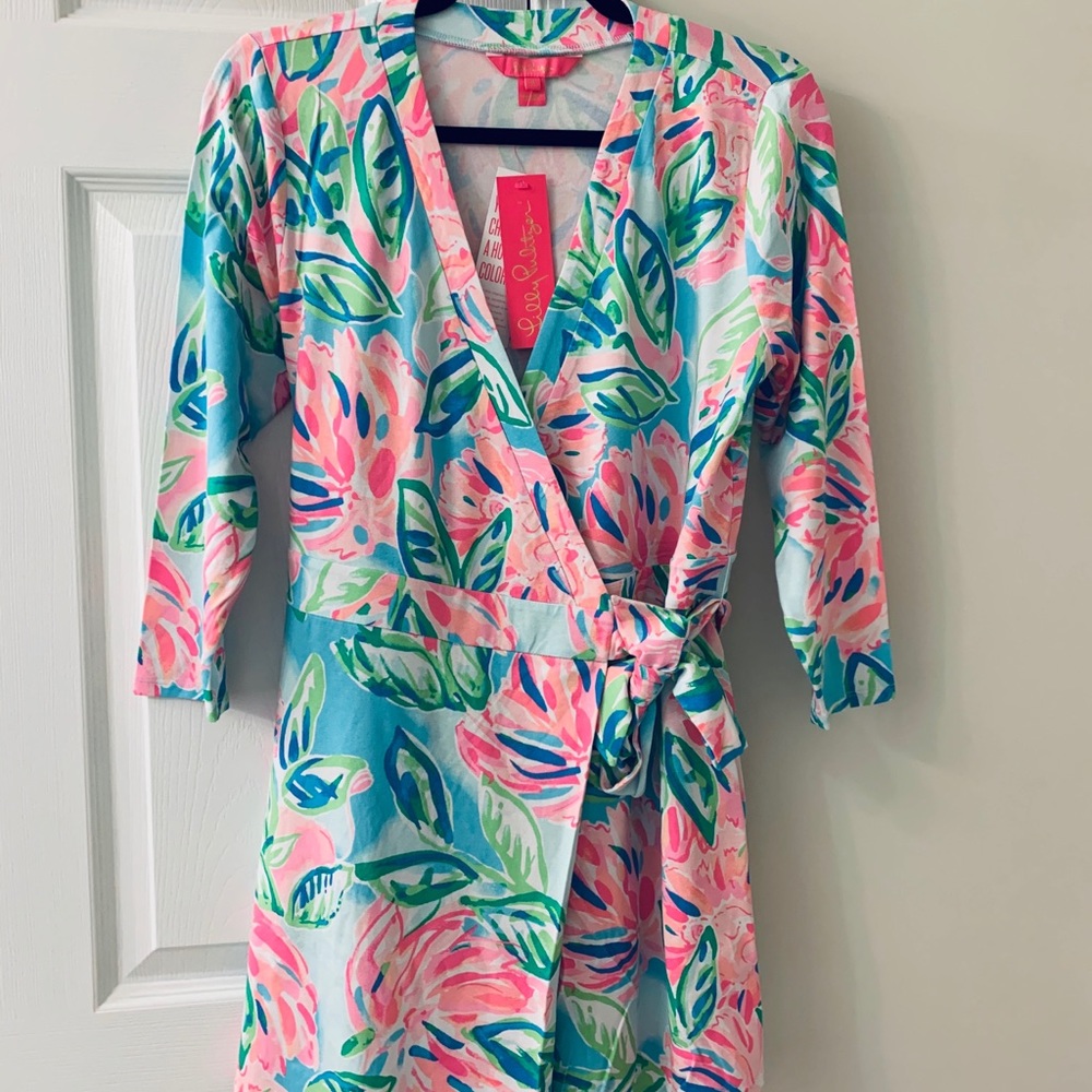 Lilly Pulitzer M NWT wrap romper